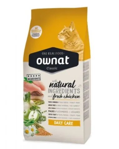 [8429037016174] Croquettes chat Classic Adulte Daily Care poulet 4 kg – OWNAT