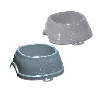 [6622] Petite Gamelle en Plastique pour Chiens et Chats avec Pieds Antidérapants.