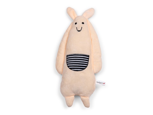 [PM-913C8D17DB74] Jouet peluche tricotée pour chien Mina le lapin - Vadigran