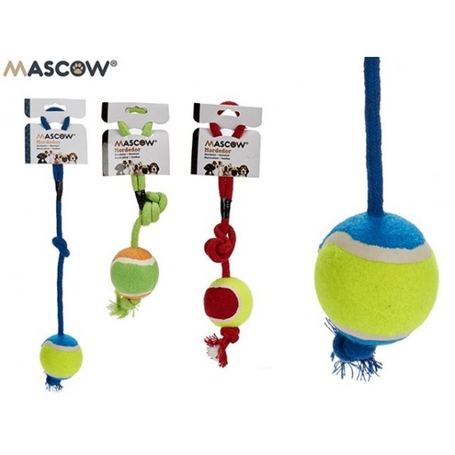 [PM-250BBB28ED8E] Balle de tennis avec corde Mascow 3 coloris