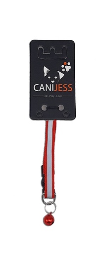 [PM-D3EA6CE5968D] Collier avec clochette pour chat Canijess 2 coloris