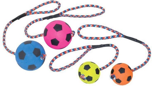 [PM-44D64CD3A260] Gummi ball avec corde Vadigran 6cm (prix affiché) / 9cm