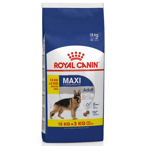 [PM-DE896D2FAD9D] Royal Canin Maxi Adult 15 Kg + 3 Kg gratuits