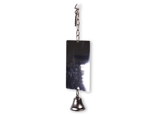 [PM-49B6D6788F93] Miroir en métal rectangulaire Vadigran 15cm x 9cm