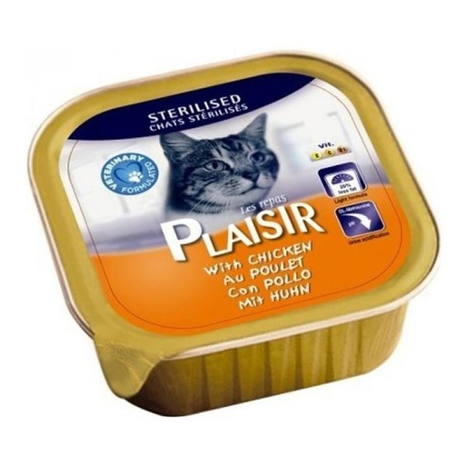 [frais et compléments chats;"Boutique Chat""] Repas Plaisir Chat stérilisé goût poulet 100g