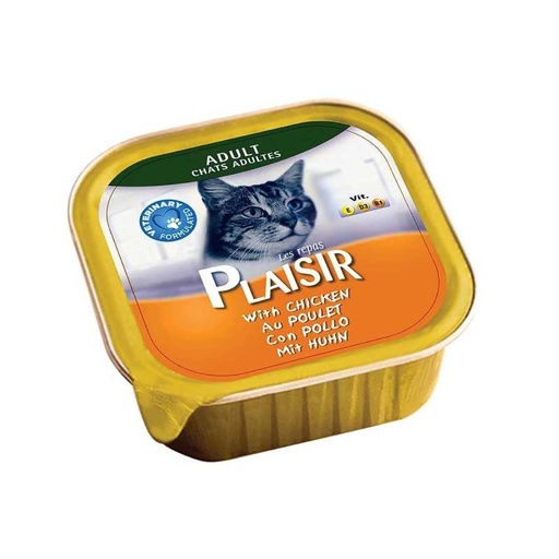 [frais et compléments chats;"Boutique Chat""] Repas Plaisir Chat adulte goût poulet 100g