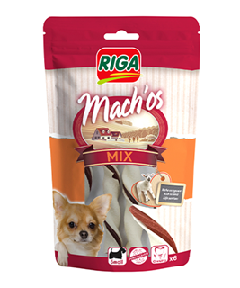 [6688] Riga Mach'Os / 6 bâtonnets à mâcher à l'agneau pour petits chiens
