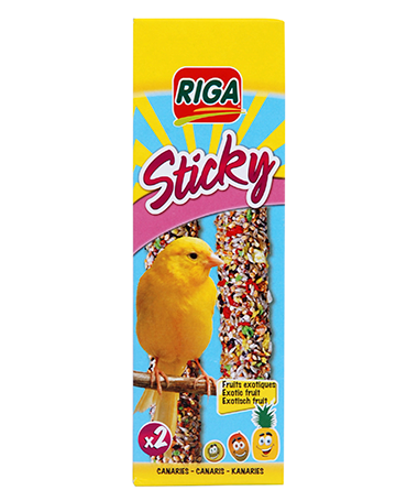 [6670] Riga Sticky Canaris avec fruits exotiques 2 x 60 g