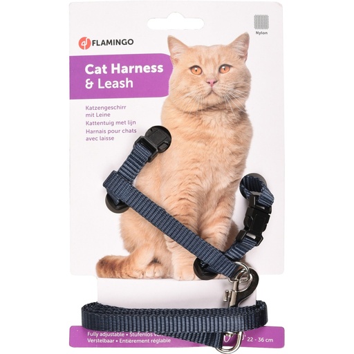 [520023BLE] LAISSE NYLON SHINY BLEU