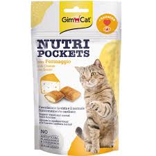 [gimcat-nutri-pockets-with-cheese-60g] GIMCAT NUTRI POCKETS WITH CHEESE 60G