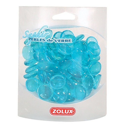 [357511] PERLES DE VERRE SAPHIR – 410 Gr