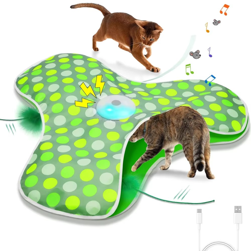 [480424] JOUET CHAT SOURIS PLUME MM X