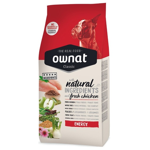 [ownat-classic-energy-dog-20kg] OWNAT CLASSIC ENERGY DOG 20KG