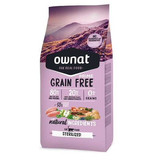 [ownat-prime-gf-sterilised-cat-8kg] OWNAT PRIME GF STERILISED CAT 8KG