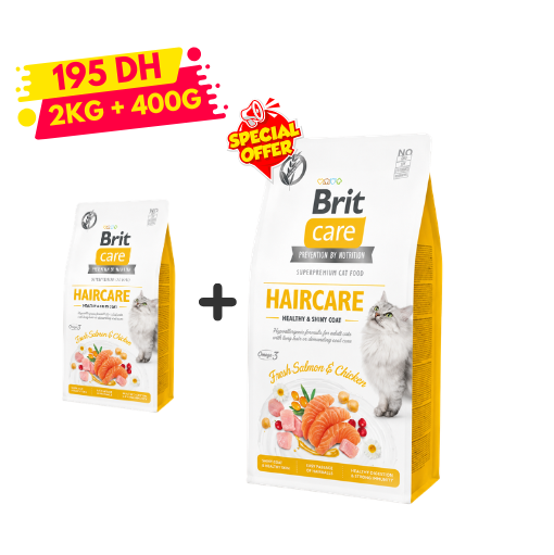 [AMB-042] BRIT CARE CAT GRAIN FREE HAIRCARE 7 KG