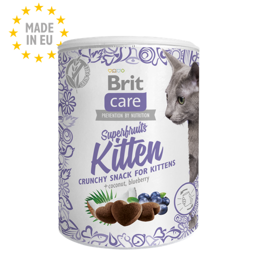 [AMB-044] BRIT CARE CAT SNACK SUPERFRUITS KITTEN 100G