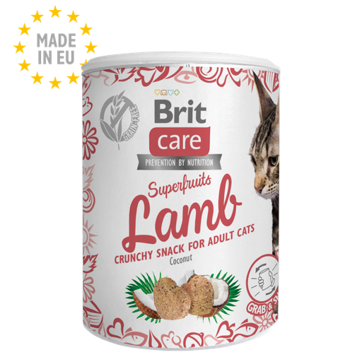 [AMB-045] BRIT CARE CAT SNACK SUPERFRUITS LAMB 100G