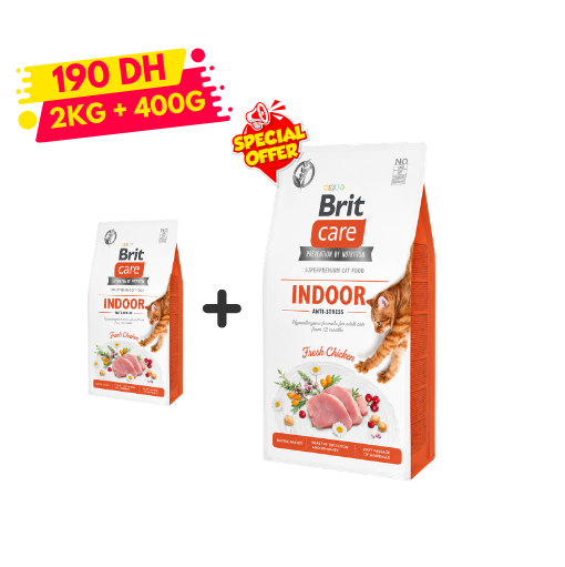 [AMB-050] BRIT CARE CAT GRAIN FREE INDOOR ANTI STRESS 7 KG