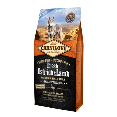 [croquettes-chiens-petite-race-fresh-autruche-agneau-6kg] Croquettes Chiens Petite race – Fresh Autruche & Agneau 6KG