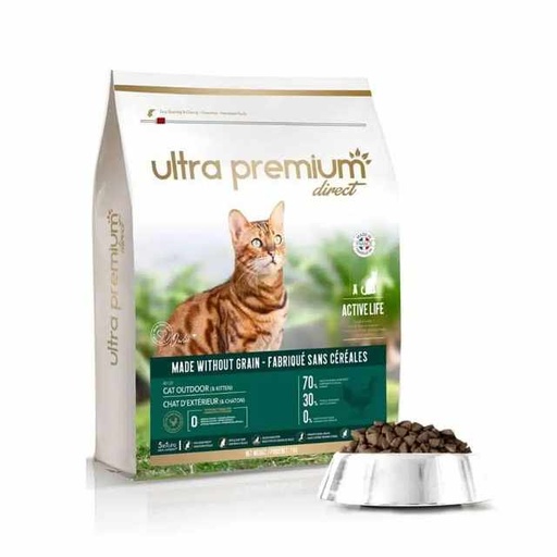 [chat-adulte-dexterieur-croquettes-sans-cereales-7-kg] Chat adulte d’extérieur, Croquettes sans céréales 7 kg
