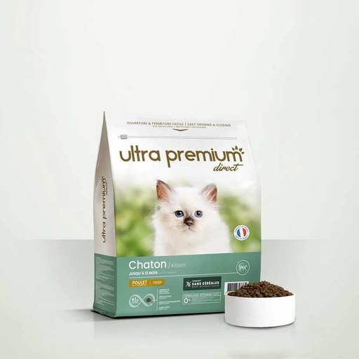 [croquettes-pour-chaton-sans-cereales-3kg] Croquettes pour Chaton sans céréales 3kg