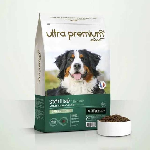 [ultra-premium-chien-adulte-en-surpoids-sterilise-croquettes-light-sans-cereales-12kg] Ultra Premium Chien adulte en surpoids/stérilisé Croquettes light sans céréales – 12kg