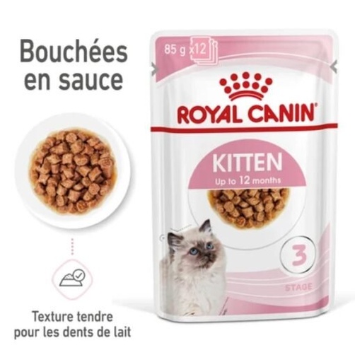 [royal-canin-kitten-sauce-sachet-fraicheur-pour-chaton-85-g] Royal Canin Kitten Sauce – Sachet fraîcheur pour chaton 85 G