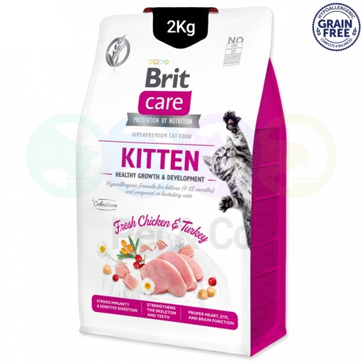 Brit Care Grain-free kibbles for kittens 2Kg