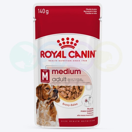 Royal Canin Chunks in Gravy for Dogs Medium Sized Breed 140g