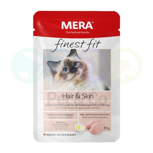 Mera Chunks in Gravy for Cats with Hair & Skin Problems with poultry 85g
