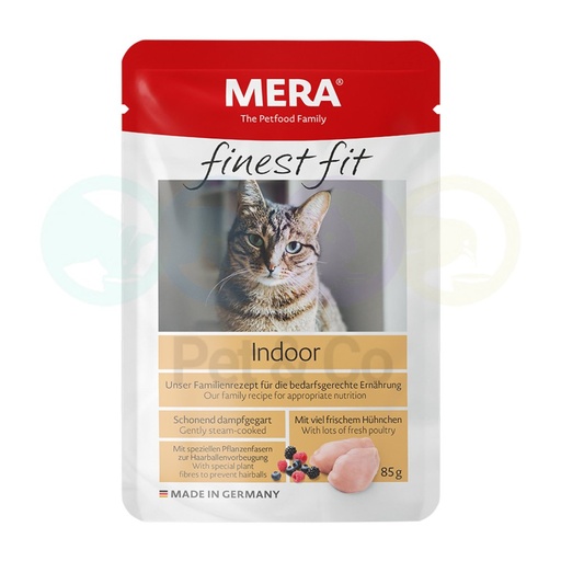 Mera Chunks ​​in Gravy for Cats Indoor with Poultry 85g