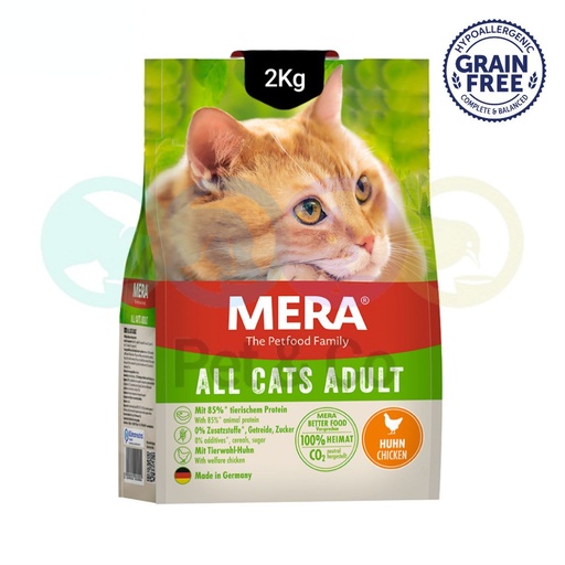 Mera Kibbles for Cats Wheat Free with Poultry 2Kg