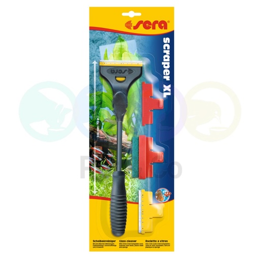 Raclette de vitres des aquariums XL - Scraper Sera