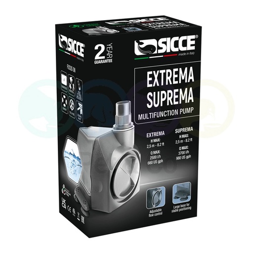 Pompe de recirculation 2500L/H - Extrema SICCE