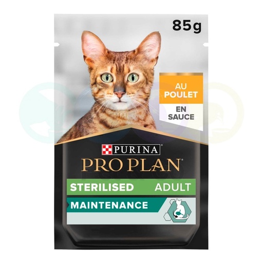 Pro Plan Chunks in Gravy for Sterilized Cats with Chicken 85g