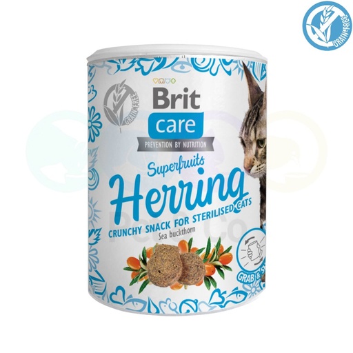 Brit Care Treats for Cats with Herring & Sea Buckthorn 100g