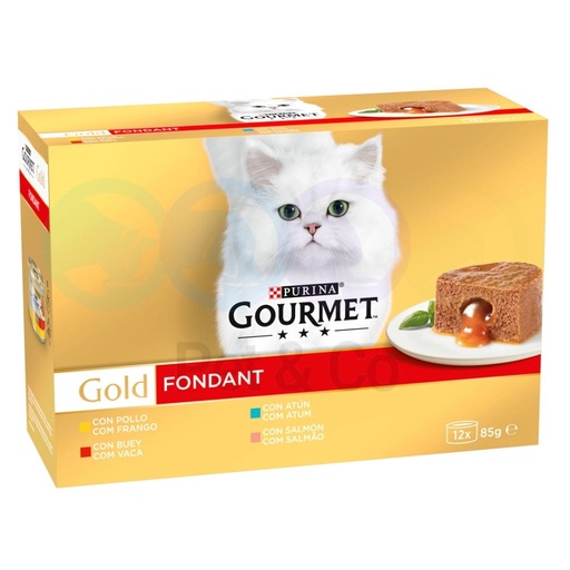 Lot Gourmet Gold Fondant 12×85g