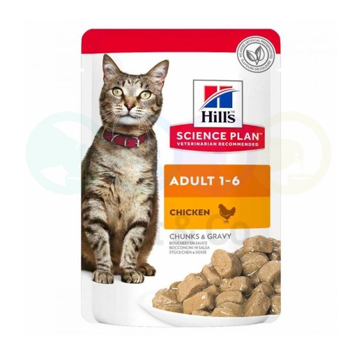 Hill's Chunks in Gravy for Cats with Chicken 85g