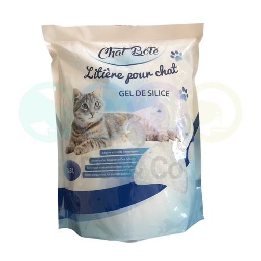 Silica Gel Litter for Cats 3.8L - Chatboté