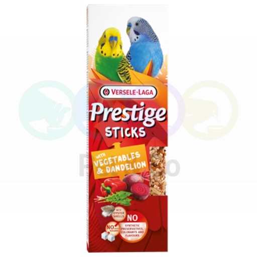 Prestige Sticks for small parakeets with vegetables & dandelion