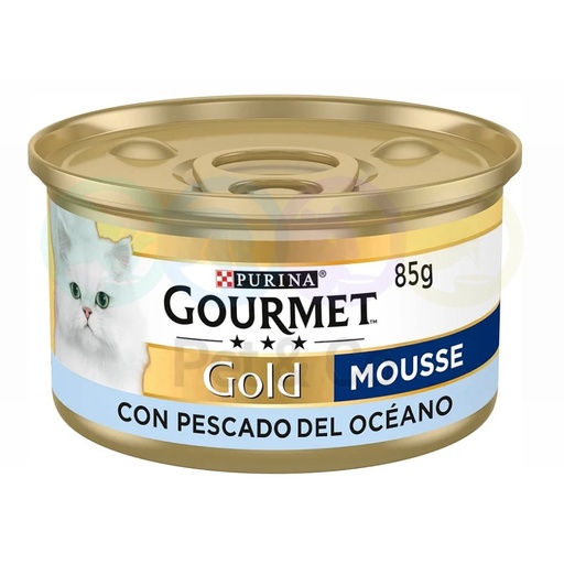 Gourmet Gold Mousse for Cats with Ocean Fish 85g