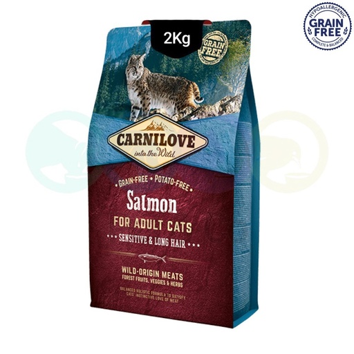 Carnilove Kibbles for Cats with Sensitive Digestion with Salmon 2kg