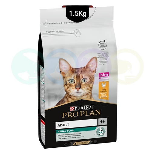 Pro Plan Kibbles for Cats for Healthy Kidneys Renal with Chicken 1.5kg
