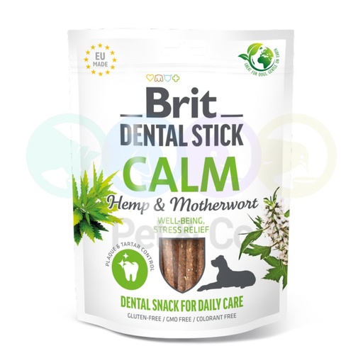 Brit Dental Stick Calm with Hemp & Motherwort​​ 7pcs