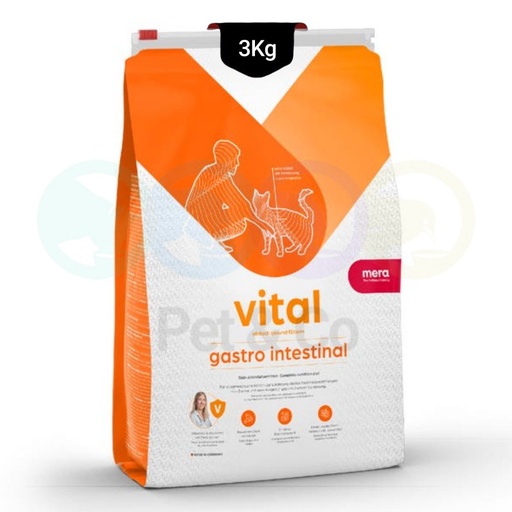 Mera Vital Kibbles for Cats Gastro Intestinal 3Kg