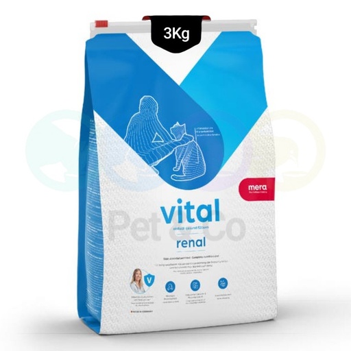 Mera Vital Kibbles for Cats Renal 3Kg