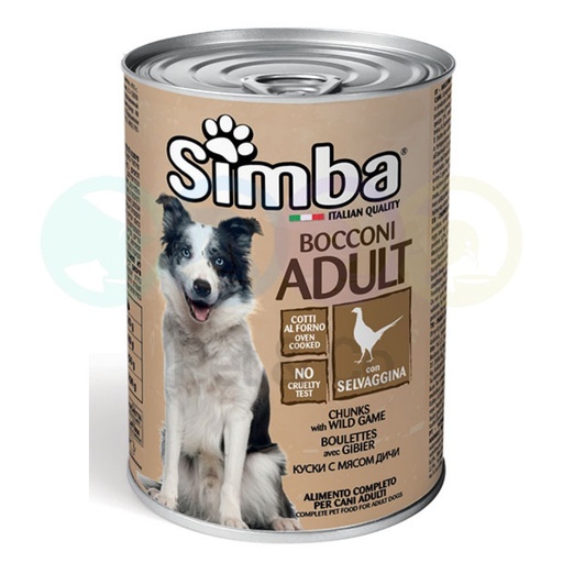 Simba Chunks with Wild Game for Dogs 1.25Kg
