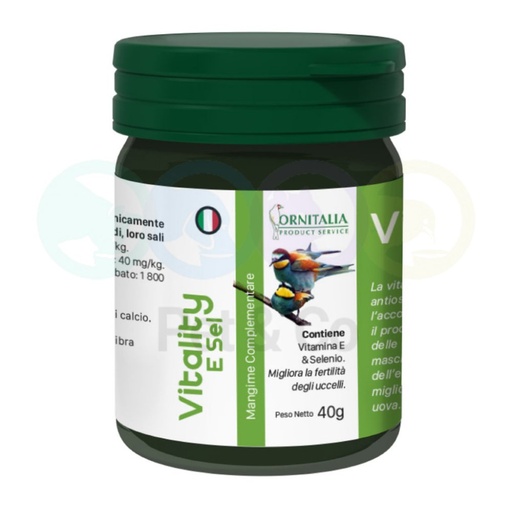 Ornitalia Vitamin E, Selenium for Birds Fertility 40g