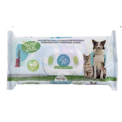 Wet Wipes with Aloe extract & Silk Proteins Scent 40pcs