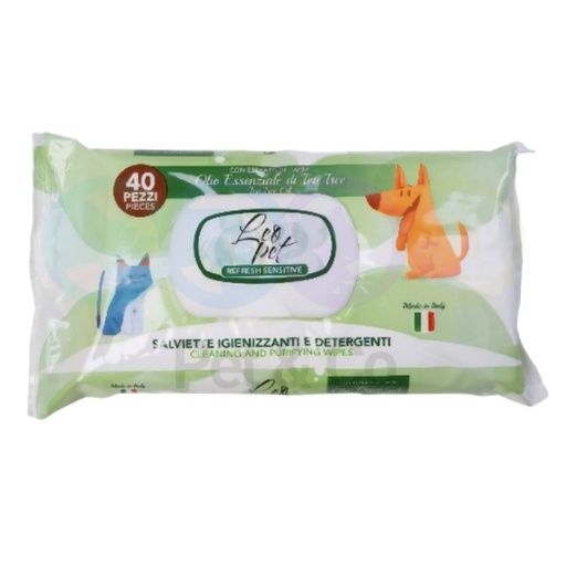 Wet Wipes with Tea Tree Oil Scent 40pcs